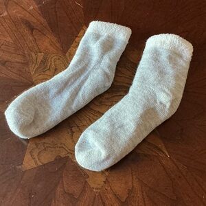 Cozy Grey and White Socks for Men
